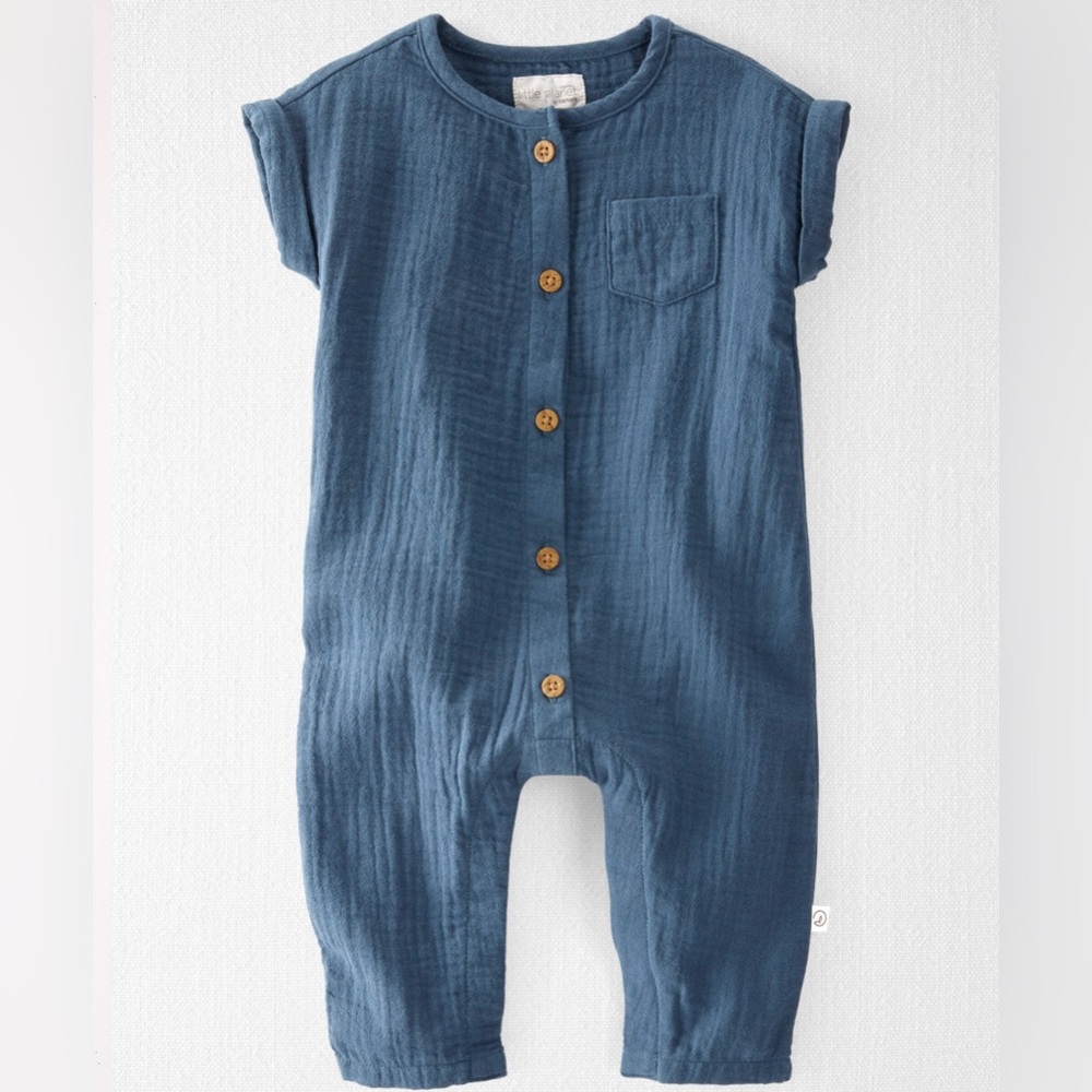 🦋Little Planet | Organic Cotton Gauze Jumpsuit
